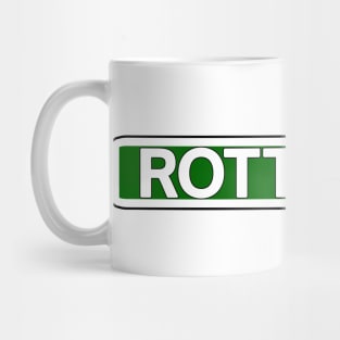 Rotten Rd Street Sign Mug